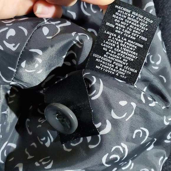 Original Nicole Miller Dark Grey 3-Button Blazer Coat -Size Large (extra button) - Picture 12 of 12